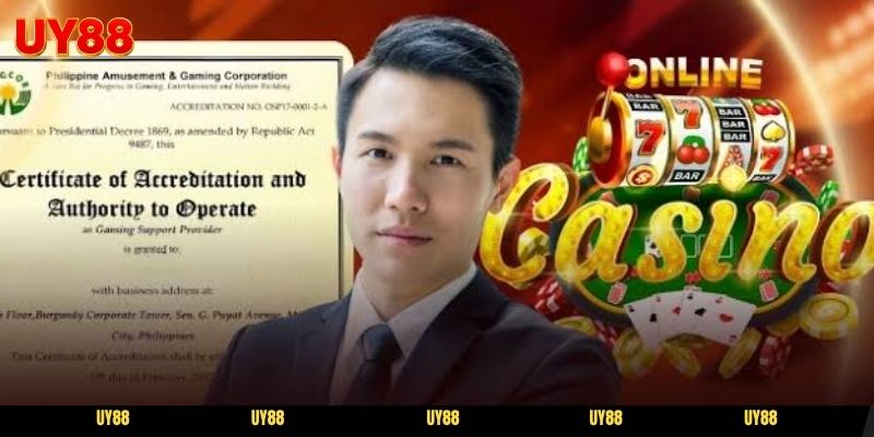 Chứng nhận giấy phép hoạt động UY88 quốc tế uy tín