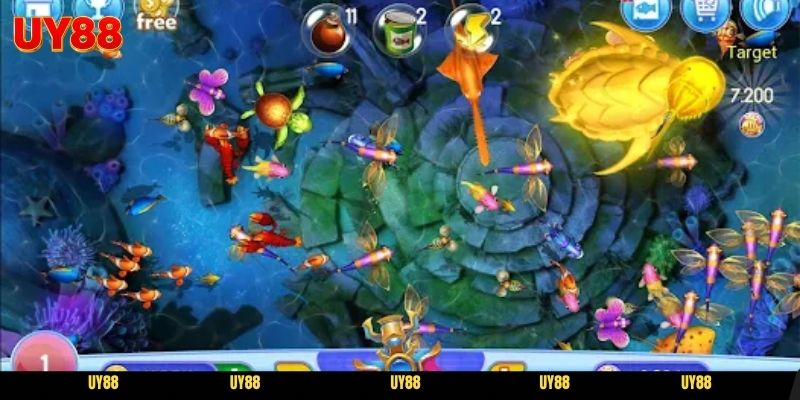 Tính năng săn xu độc đáo của game Happy Fishing UY88