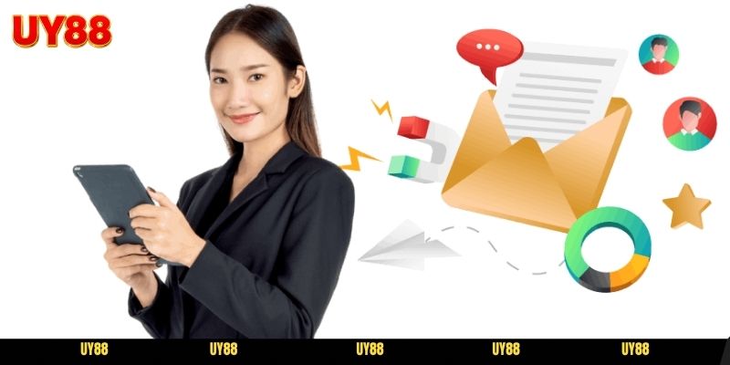 Phương thức tương tác chăm sóc khách hàng qua liên hệ UY88