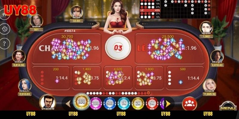 Những ô cược quen thuộc trên bàn chơi xóc đĩa online
